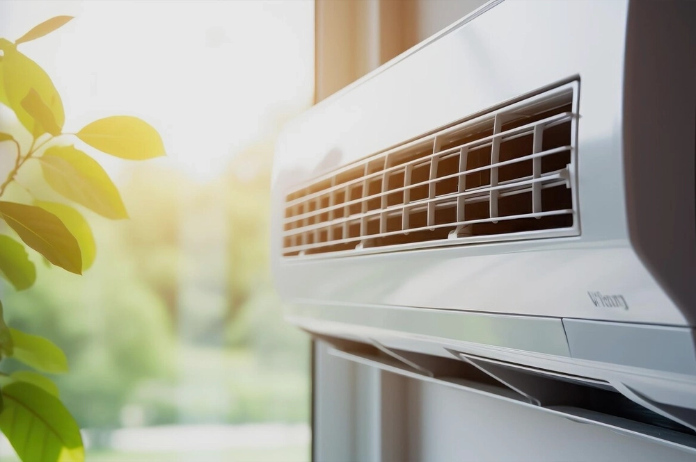 side view of air conditioner